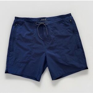 Roark Shorts Mens XL 38 Blue Hybrid Travel Hiking Boardshort PassportPockets
